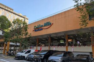 A view of Golden Mile Mall in Singapore, highlighting the lively atmosphere of the Golden Mile Food Centre. Photo by Time Out.